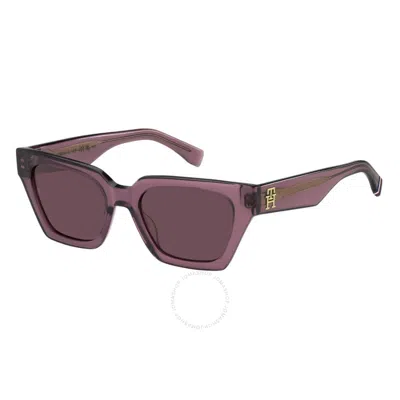 Tommy Hilfiger Pink Cat Eye Ladies Sunglasses Th 2101/s 0g3i/u1 52