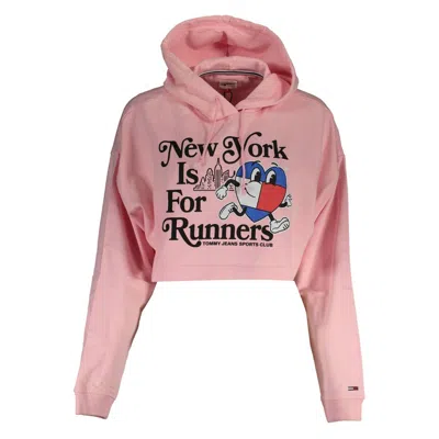 TOMMY HILFIGER PINK COTTON WOMEN SWEATER