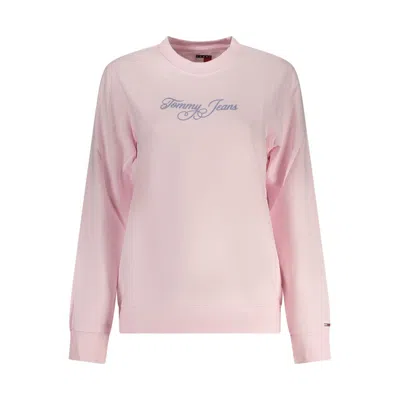 Tommy Hilfiger Pink Cotton Women Sweatshirt
