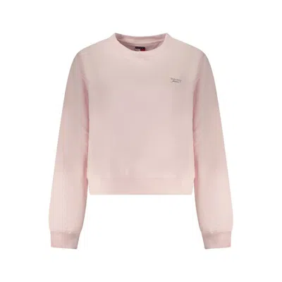 Tommy Hilfiger Pink Cotton Women Sweatshirt