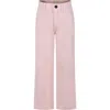 Tommy Hilfiger Pink Jeans For Girl With Logo In Pink
