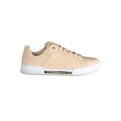 TOMMY HILFIGER PINK LEATHER WOMEN SNEAKER
