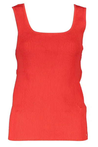 Tommy Hilfiger Pink Modal Women Top In Red