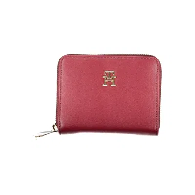 Tommy Hilfiger Pink Polyester Wallet In Red