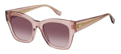 Tommy Hilfiger Pink Shaded Butterfly Ladies Sunglasses Th 2156/s 035j/3x 52