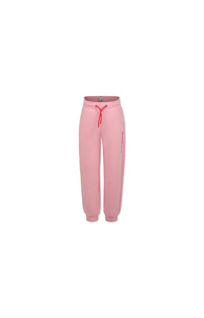 Tommy Hilfiger Kids' Pink Sweatpants For Girl With Red Logo