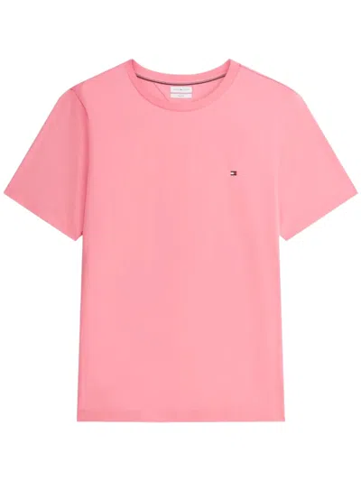 Tommy Hilfiger Ess Seasonal Reg Fit Solid Tee In Purple