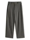 Tommy Hilfiger Pinstripe Pocket Trousers In Gray