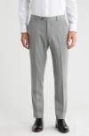 Tommy Hilfiger Pinstripe Wool Dress Pants In Gray