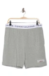 Tommy Hilfiger Piqué Lounge Shorts In Gray
