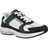 Tommy Hilfiger Men's Pisano Fashion Lace Up Sneakers In Black/green Multi