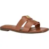 Tommy Hilfiger Pixee Slide Sandal In Cognac
