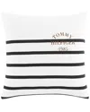 Tommy Hilfiger Placement Stripe Knitted Decorative Pillow In Multi