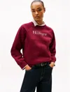 Tommy Hilfiger Plaid Hilfiger Logo Sweatshirt In Brown