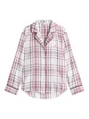 Tommy Hilfiger Plaid-pattern Pyjama Set In White
