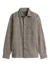 Tommy Hilfiger Plaid Pocket Shirt In Brown