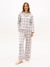 Tommy Hilfiger Plaid Shirt & Pant Sleep Set In Multi