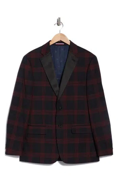 Tommy Hilfiger Plaid Two-button Sport Coat In Blue