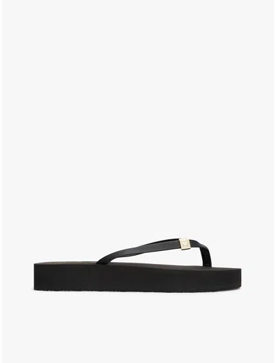 Tommy Hilfiger Platform Flip In Black