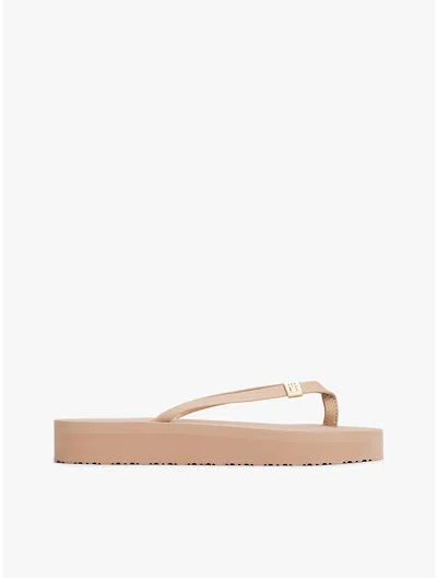 Tommy Hilfiger Platform Flip In Claystone