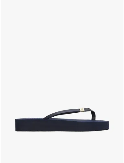Tommy Hilfiger Platform Flip In Space Blue