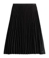 Tommy Hilfiger Gonna Fluid Pleated Pull On Midi Skirt In Black