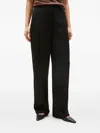 Tommy Hilfiger Pleated Pants In Black