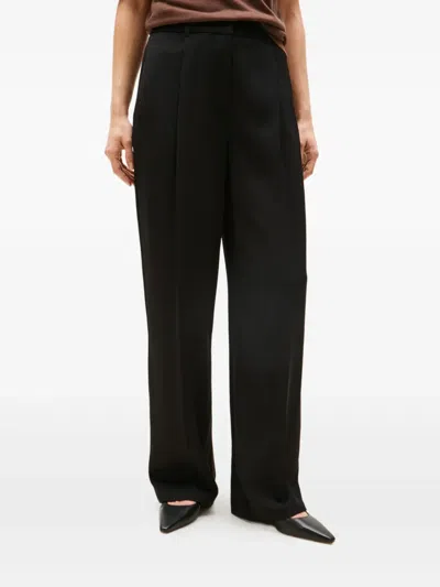 Tommy Hilfiger Pleated Pants In Black