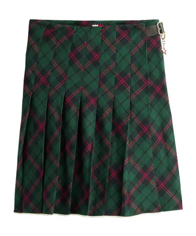 Tommy Hilfiger Pleated Skirt In Green