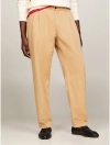 TOMMY HILFIGER PLEATED STRAIGHT LEG CHINO