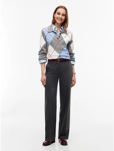 Tommy Hilfiger Pleated Stretch Twill Straight Leg Pant In Multi