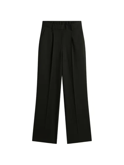Tommy Hilfiger Pleated Trousers In Black