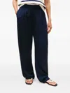 Tommy Hilfiger Pleated Trousers In Blue