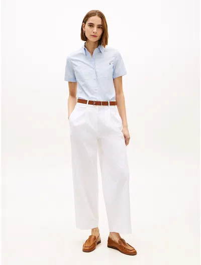 Tommy Hilfiger Pleated Twill Barrel Chino In Multi
