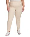 TOMMY HILFIGER PLUS SIZE GRAMERCY SATEEN ANKLE PANTS, CREATED FOR MACY'S