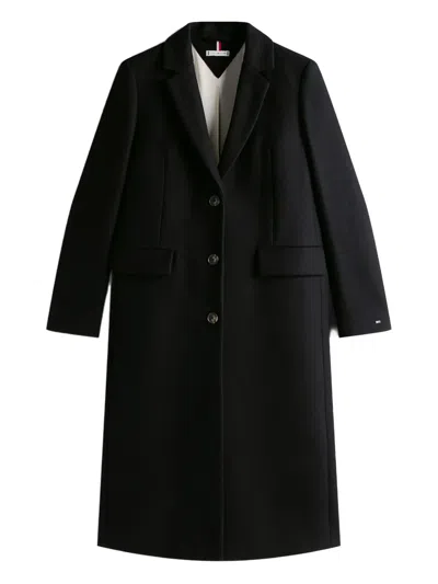 Tommy Hilfiger Pocket Coat In Black