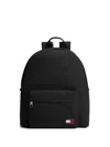 Tommy Hilfiger Pocket Logo Backpack In Black
