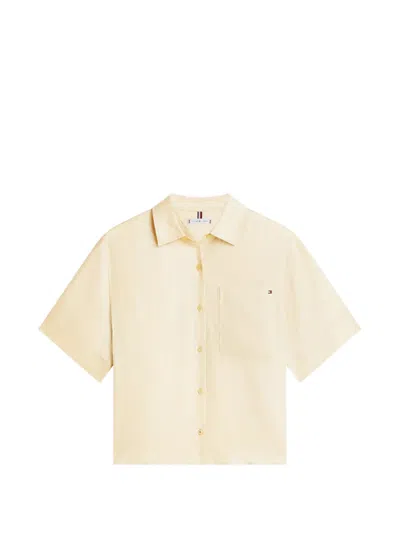 Tommy Hilfiger Pocket Short-sleeve Shirt In Neutral
