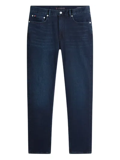 Tommy Hilfiger Pocketed Slim-fit Jeans In Blue