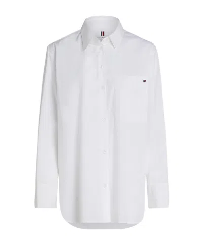Tommy Hilfiger Pointcollar Longsleeve Shirt In White