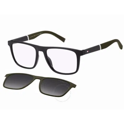 Tommy Hilfiger Polarized Grey Square Men's Eyeglasses Th 1903/cs 0tcg/wj 54 In Black