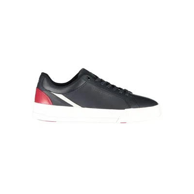 Tommy Hilfiger Signature Colour-blocked Calf Leather Sneakers In Multi
