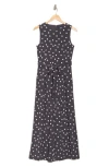 Tommy Hilfiger Polka Dot Sleeveless Tie Waist Crop Jumpsuit