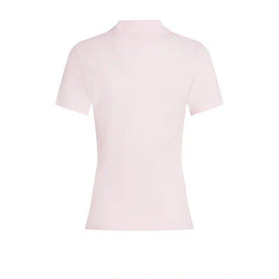 Tommy Hilfiger Polo Cintré En Coton In Pink