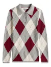 Tommy Hilfiger Polo-collar Sweater In Gray