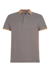 Tommy Hilfiger Polo Dc Two Tone Honeycomb Slim Polo In Grigio