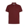 Tommy Hilfiger Regular Fit Stretch Tommy Polo In Burgundy
