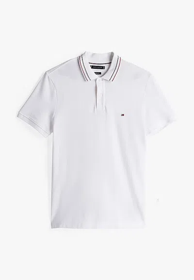 Tommy Hilfiger Polo Placket Interest Regulation In White