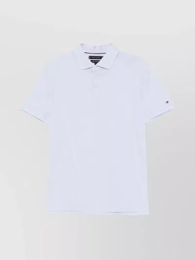 Tommy Hilfiger Polo Shirt Logo Short Sleeves In Blue