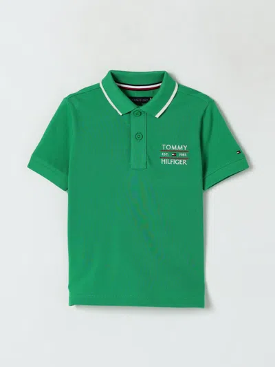 Tommy Hilfiger Polo Shirt  Kids Color Beige In Sand
